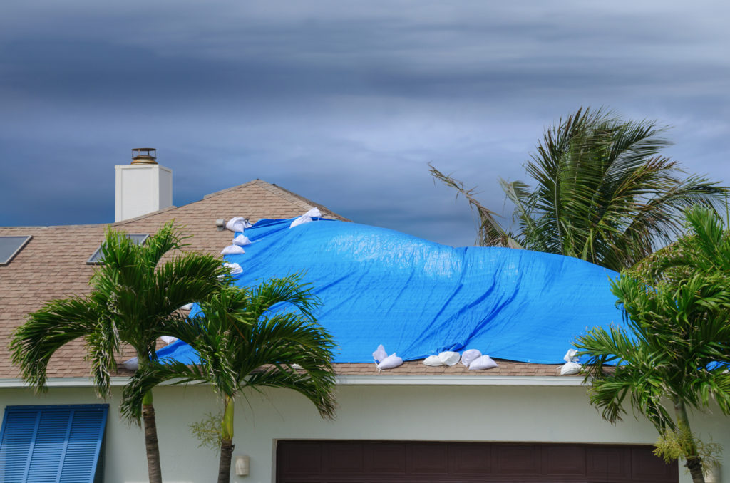 Roof Repair Blue Roof Gulf Fence Construction Co Gulf Fence Construction Co